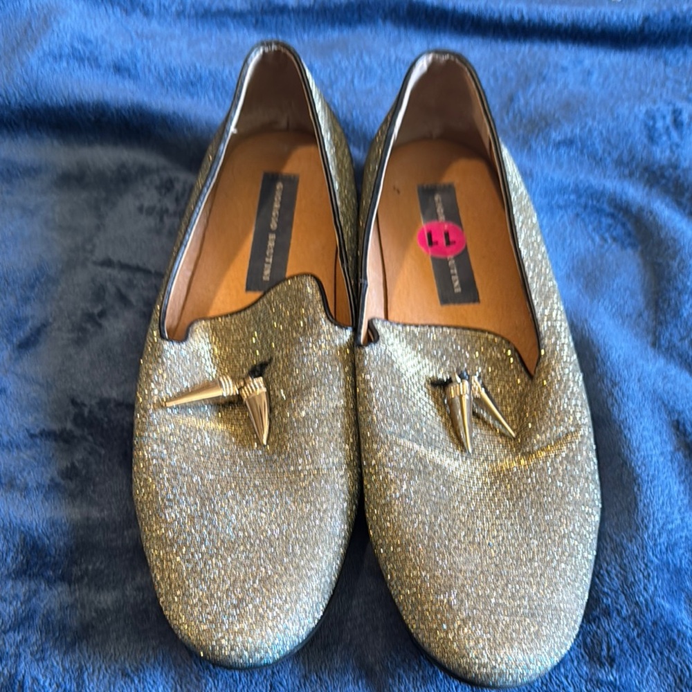 Giorgio Brutini Gold Loafers